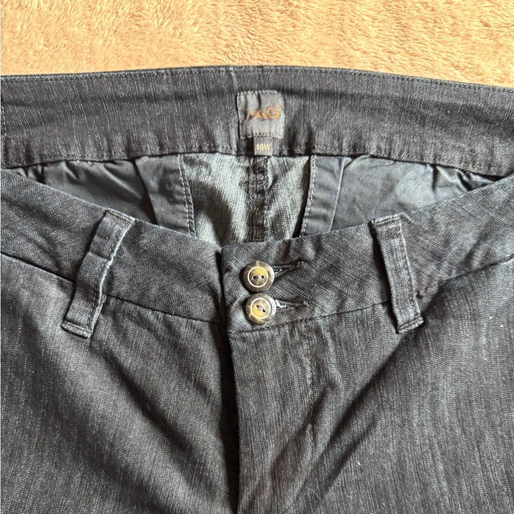 Jag Jeans Dark Wash Blue/Black size 16W stretch denim NWOT - Picture 7 of 12